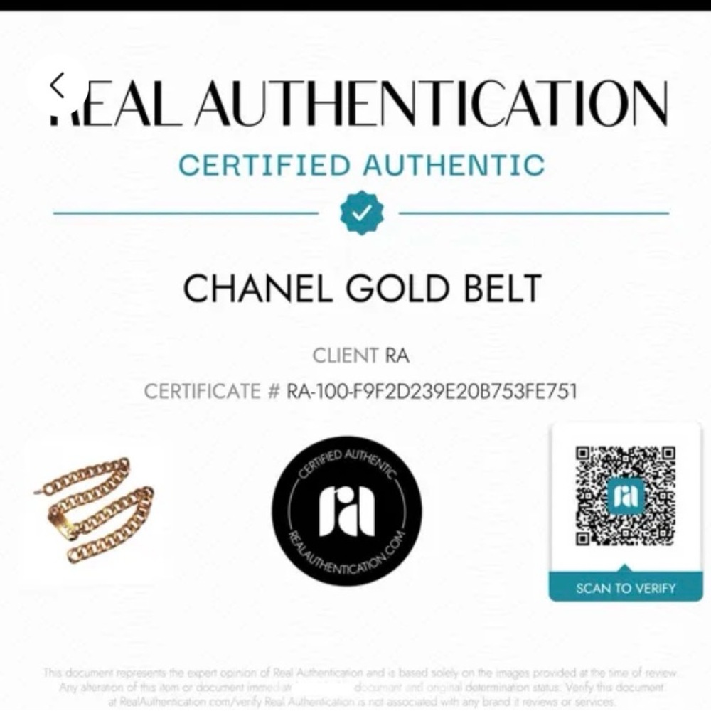 Vintage CHANEL Nameplate Belt or Necklace 1988 - Picture 8 of 8